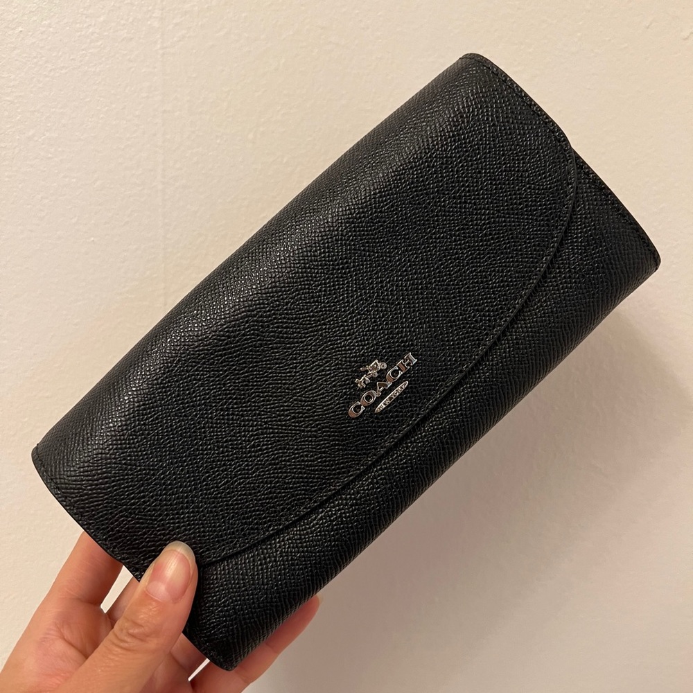 NWT COACH SLIM ENVELOPE LEATHER WALLET